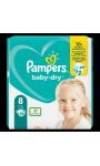 Couches Baby Dry Geant T8 Pampers