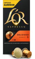 Café capsules espresso Delizioso L'Or