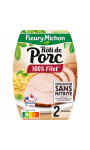 Rôti de Porc cuit 100% filet Fleury Michon