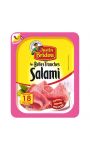 Les belles tranches Salami Danois pur porc Justin Bridou