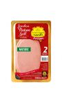 Jambon Nature-Grill 2 Tranches Epaisses. 200G* Petitgas