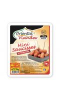 Mini Saucisses de Volaille Halal 400G+10% Offert Oriental Viandes