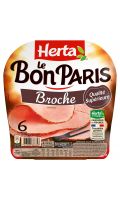 Herta Le Bon Paris Jambon À La Broche X6 -210G
