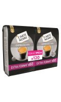 Carte Noire 2X60 Dosettes Souples Expresso N°8 Extra Format 2X420G