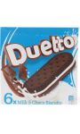 Biscuits chocolat et lait Duetto