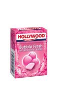 Chewing-gum Bubble Fresh parfums tutti frutti et menthol Hollywood