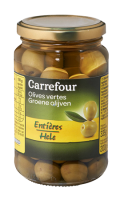 Olives vertes Carrefour