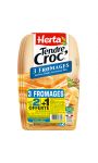 Herta Tendre Croc' Croque-Monsieur 3 Fromages X2 Lot 2+1 Offt - 630G