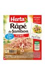 Herta Râpé de Jambon -25% Sel Barquette Sécable - 2X75G
