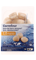 Noix de Saint Jacques ans corail surgelées Carrefour