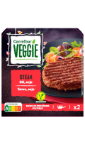 Steak blé soja Carrefour Veggie