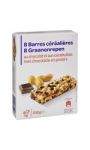 Barres de céréales chocolat cacahuètes Carrefour Discount