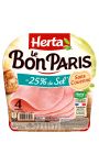 Le Bon Paris Jambon -25% Sel Sans Couenne Herta