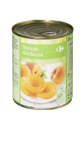 Abricots au sirop léger Carrefour