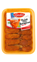 Ailes de poulet découpées saveur barbecue Le Gaulois