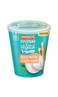 Gourmand et végétal au lait coco brassé nature sucre de canne Andros