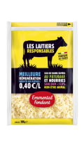 Fromage emmental rapé Les Laitiers Responsables