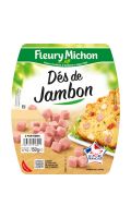 Dés de Jambon De Paris à l'Etouffée Fleury Michon