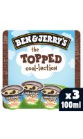 Glace the topped cool-lection Salted caramel brownie Ben & Jerry's