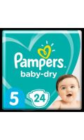 Couches Baby-Dry Taille 5 Pampers