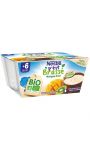 Dessert bébé vegetallait coco mangue kiwi Bio ptit Nestle