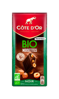Chocolat noir noisettes Bio Côte d\'Or