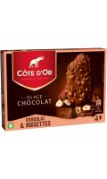 Glace chocolat lait noisette Côté d'or