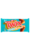 Barre chocolatée biscuit au caramel salé Twix