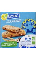 Barre biscuit cookie choc noisette kid Bio Bjorg