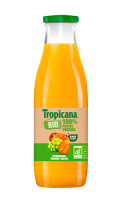 Pur jus mandarine orange raisin sans sucres ajoutés Bio Tropicana