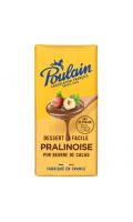 Tablette de chocolat pralinoise Poulain