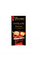 Chocolat noir 63 % pâtissier Villars