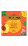 Thé vert saveur pêche mangue Twinings