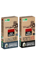 Capsule de café bio et compostable 10 unités San Marco
