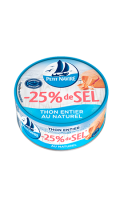 Thon entier au naturel -25 % de sel démarche responsable Petit Navire