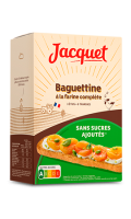 Baguettine à la farine complète sans sucres ajoutés Jacquet