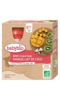 Gourde dessert kiwi mangue coco dès 6 mois Babybio