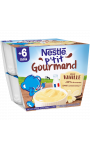 P'tit gourmand dessert lacté vanille dès 6 mois Nestlé