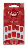 Collection de faux ongles de couleur Red Brick Elegant Touch