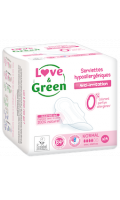 Serviettes Hygiéniques Normal Hypoallergéniques Love&Green
