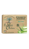 Savonnettes Extra Douces Aloe Vera Le Petit Olivier