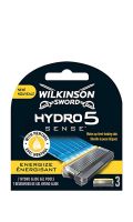 Rasage Pack 3 lames Hydro5 Énergisant Wilkinson