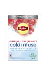 Infusion à froid aromatisée hibiscus et grenade Lipton