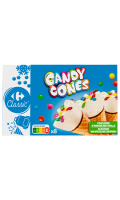 Glaces Candy Cones Carrefour Classic\'
