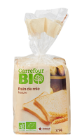 Pain de mie nature Carrefour Bio