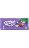 Chocolat au lait au éclats de noisettes Milka