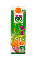 Jus de carotte 100% pur jus Bio Force Bio