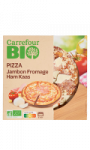 Pizza Bio jambon fromage Carrefour Bio