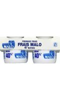 Fromage frais nature 40% Malo