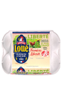 6 oeufs fermiers Label Rouge Fermiers De Loué